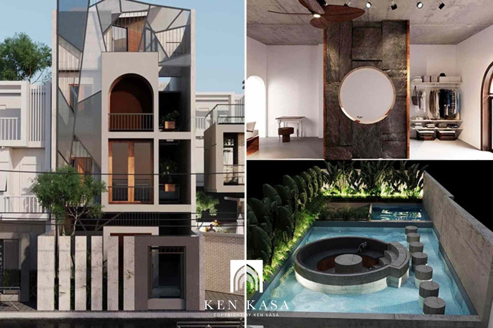 Mẫu thiết kế homestay nhỏ kiểu nhà ống 